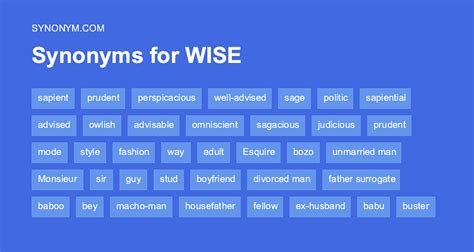 wise synonym.